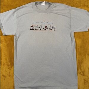 VTG Glacier National Park Embroidered T Shirt Men's shirt